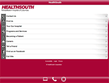 Tablet Screenshot of healthsouthcolumbia.com